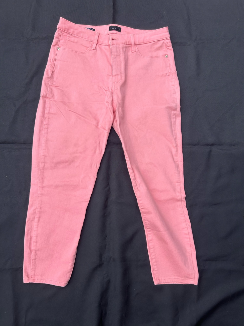 Talbots Pink Cropped Slim Pants